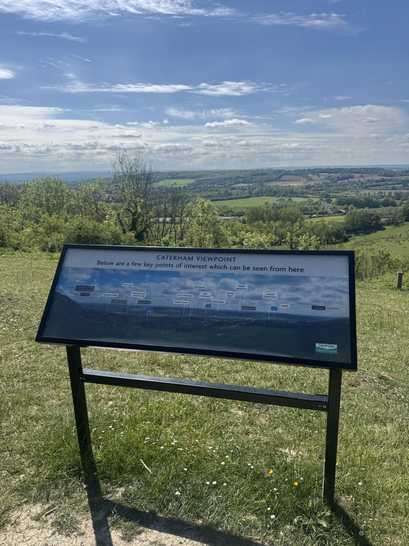 North Downs Way Section 4: Merstham to Oxted route photo